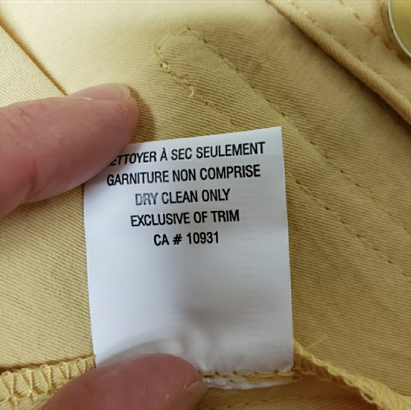 Laura Petities large Womens blazer suit jacket yellow double breast retro - Picture 8 of 12